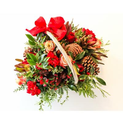 Aranjamente florale de Craciun pentru oferit cadouri speciale