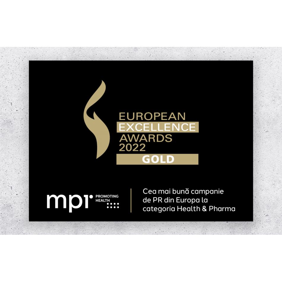 EEA 2022: MPR Agency a dezvoltat cea mai bună campanie de PR din Europa  la categoria Health & Pharma