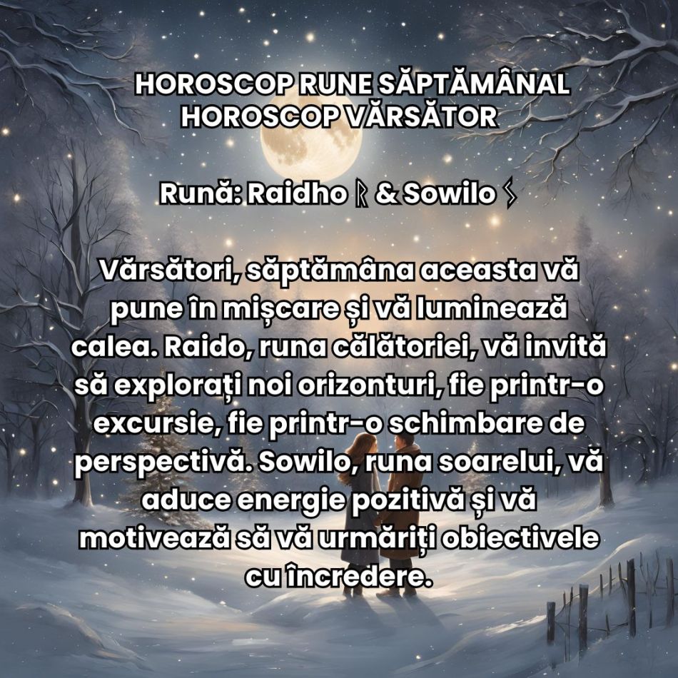 Horoscop Rune săptămâna 9-15 decembrie 2024  - Runele ne spun: „Capul sus, căci Mercur iese din retrograd! Ne redresăm rapid!”