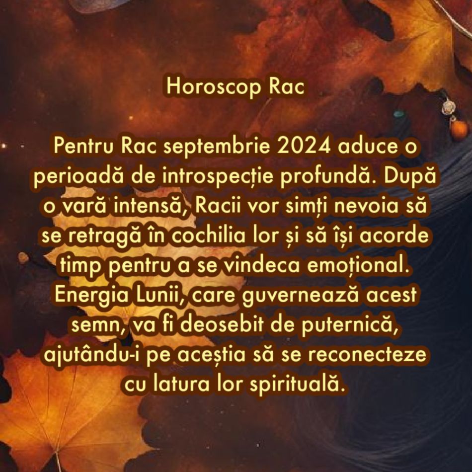 Horoscop Septembrie 2024: 5 Zodii care își vor găsi liniștea în prima lună a toamnei. Universul le va oferi darul vindecării