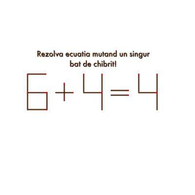 Cum rezolvi aceasta problema de matematica? Ai dreptul la o singura mutare!