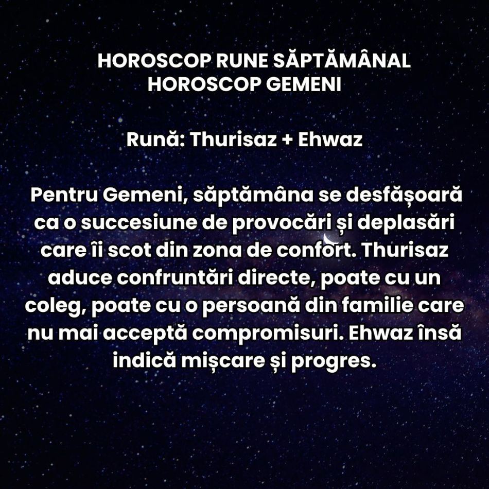 Horoscop Rune săptămâna 23 februarie-1 martie 2026: Finalul de iarnă ne cere să nu ne lăsăm controlați doar de emoții