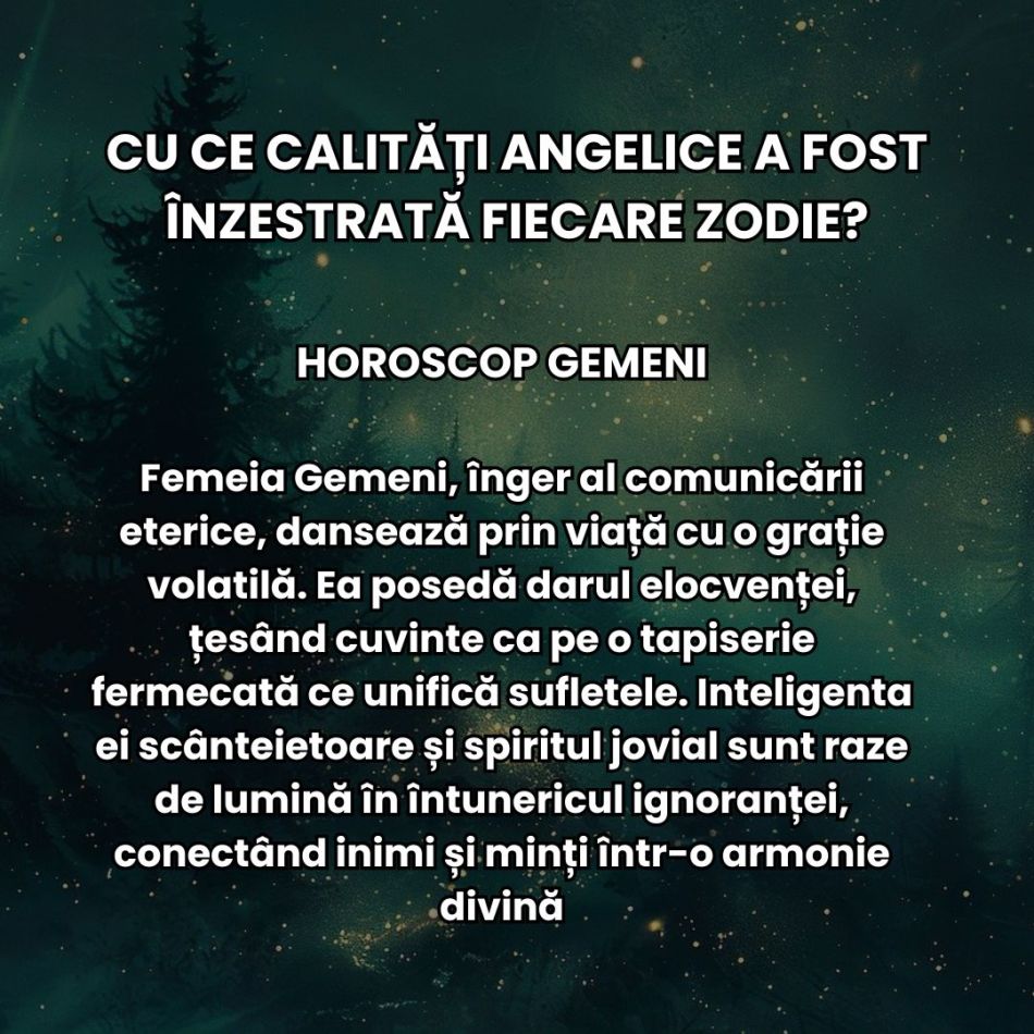 Horoscopul binecuvântărilor divine: Cu ce calități angelice a fost înzestrată zodia ta?