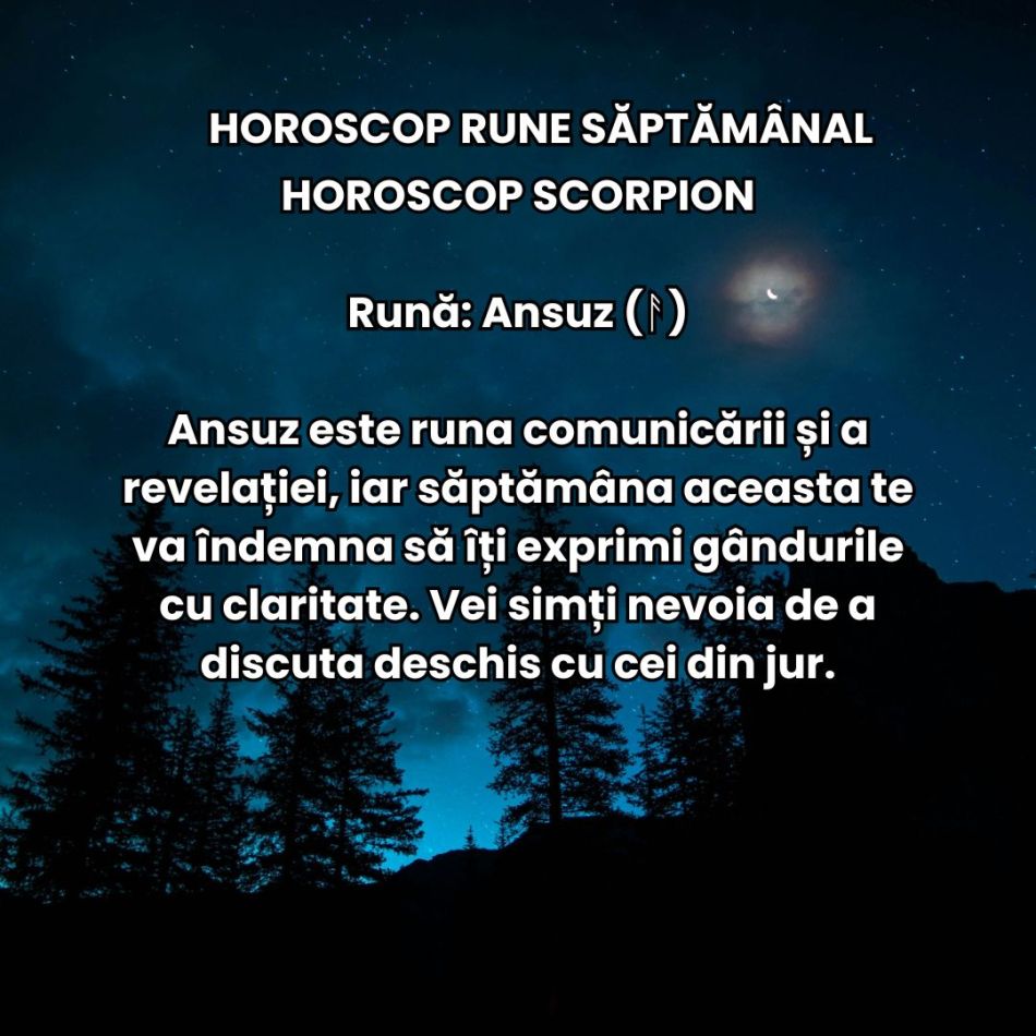 Horoscop Rune săptămâna 25 noiembrie – 1 decembrie 2024: Cum începi ultima lună a anului?