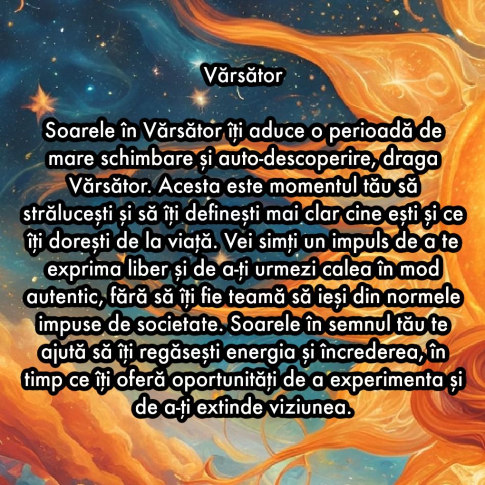 Soarele în Vărsător în 2025. Revelațiile acestei perioade pentru fiecare zodie în parte