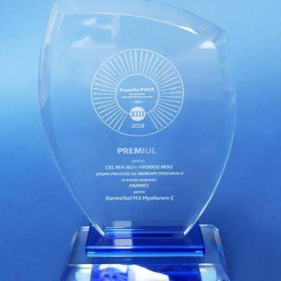 Pentru al doilea an consecutiv, Farmec obține titlul de „Cel mai bun produs nou” pentru Gerovital H3 Hyaluron C