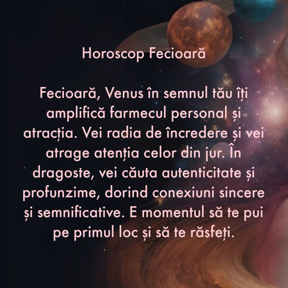 4 August: Venus în Fecioară ne ajută să curățăm rănile emoționale. Dărâmăm zidurile din jurul inimilor și iubim din nou