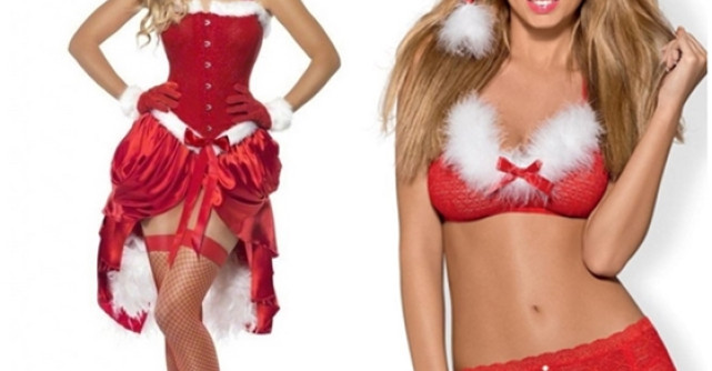15 lenjerii si costume de Craciunita sexy