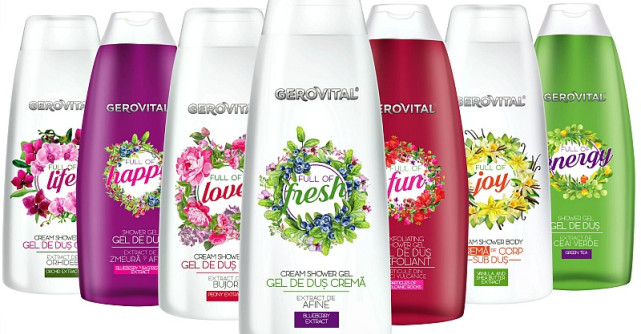 Cel mai bun produs nou la Premiile Piata 2017 -  gama Gerovital Geluri de dus