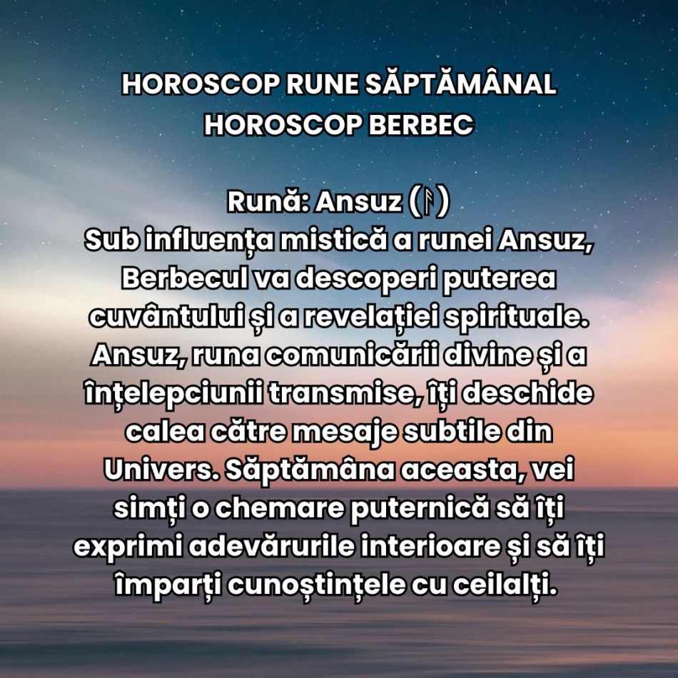 Horoscop Rune săptămâna 21-27 octombrie 2024: Mesajul Runelor la începutul sezonului Scorpionului!
