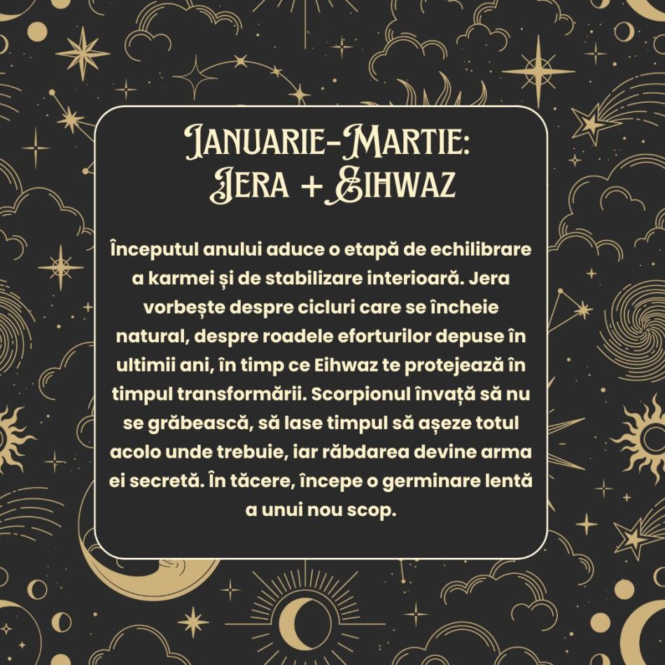 Horoscop Rune 2026 Scorpion: Descoperi misterele destinului propriu, te reînnoiești și îți croiești un drum care va căpăta sens