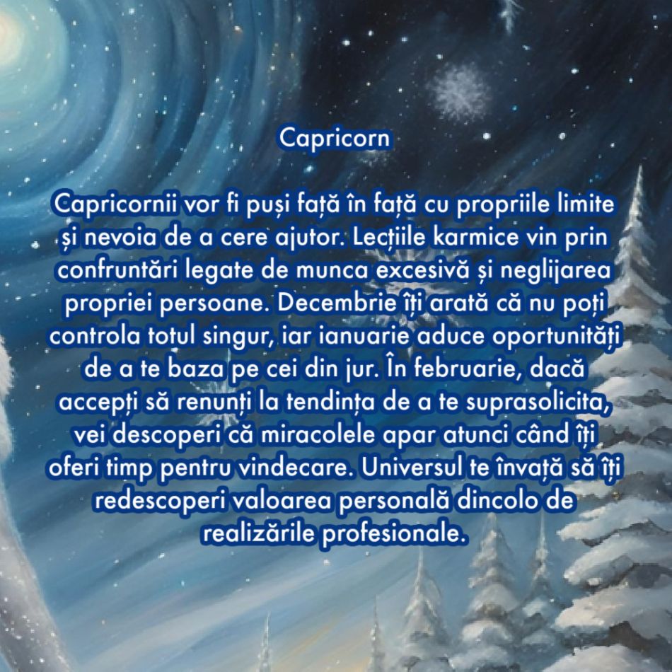 Horoscopul iernii 2024-2025: Lecțiile grele care pregătesc miracole. Revelații karmice pentru fiecare zodie în parte