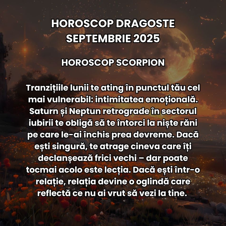 Horoscop Dragoste Septembrie 2025: Ne rătăcim prin umbre ca să ne regăsim în adevăr. Eclipsele toamnei ne aduc noi începuturi! 