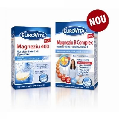 Eurovita lanseaza Eurovita Magneziu B Complex
