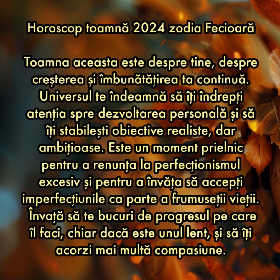 Horoscopul sincer al toamnei 2024: Ce îți rezervă astrele în următoarele trei luni ale anului?