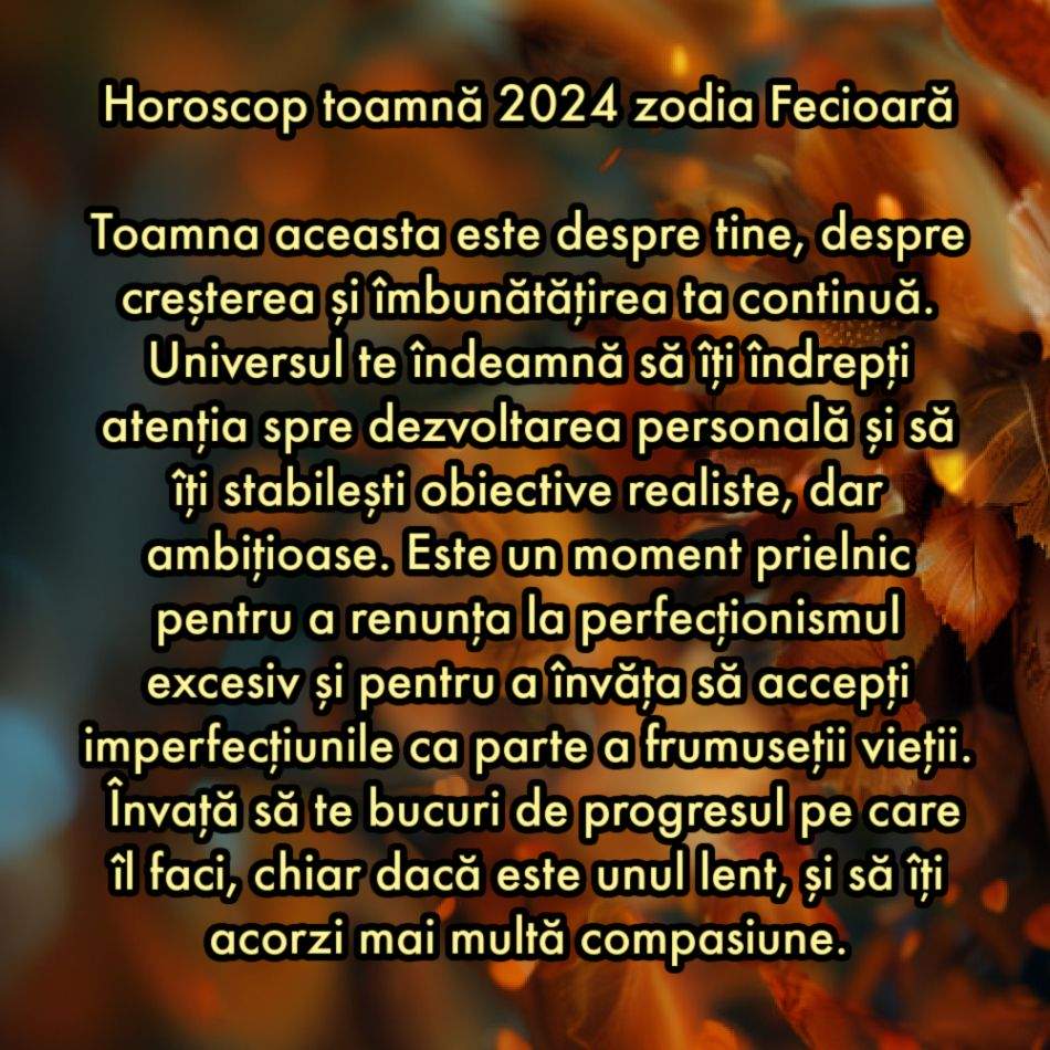Horoscopul sincer al toamnei 2024: Ce îți rezervă astrele în următoarele trei luni ale anului?