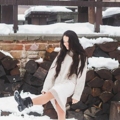 Fuste tricotate cu aer retro pentru zile reci, dar chic