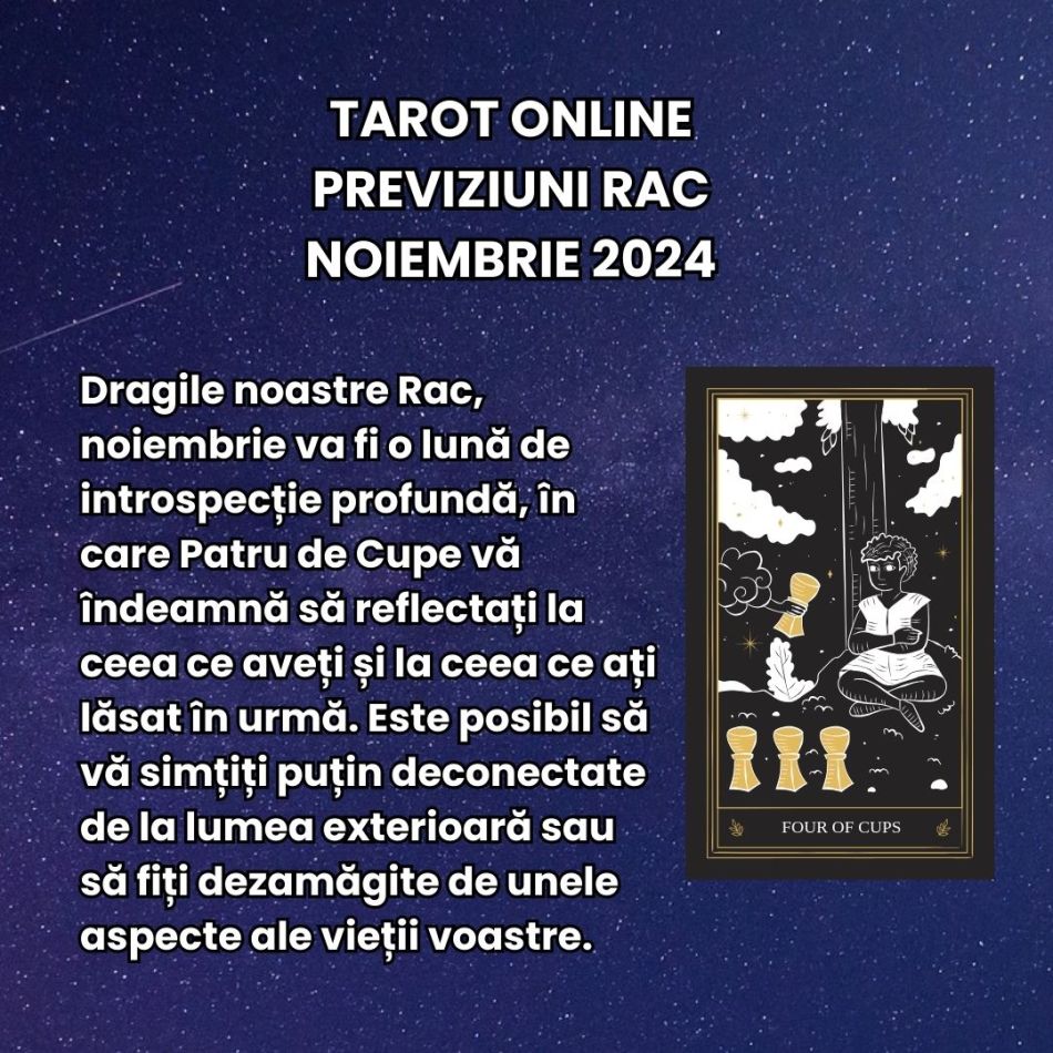 Tarot online: Previziunile Universului în luna noiembrie pentru zodia ta! Descoperă secretele ascunse în penultima lună din an!