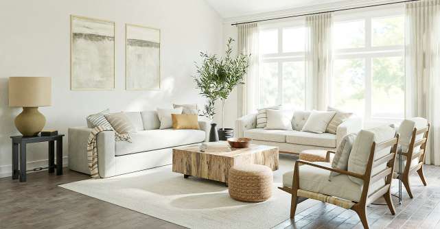 Cum să îți maximizezi spațiul cu mobilier practic în living