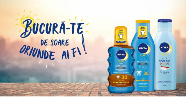 Bucură-te de soare oriunde ai fi cu NIVEA SUN!