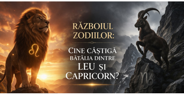 Războiul zodiilor: Cine câștigă bătălia dintre Leu și Capricorn?