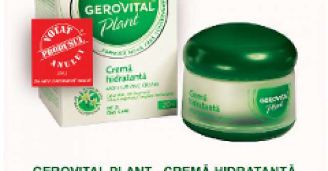 Gerovital Plant Crema Hidratanta este Produsul Anului 2011 in Romania