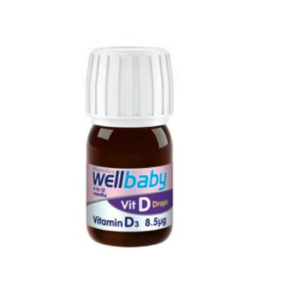 Wellbaby vitamina D – suport in dezvoltarea armonioasa a micutilor