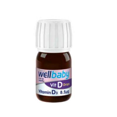 Wellbaby vitamina D – suport in dezvoltarea armonioasa a micutilor