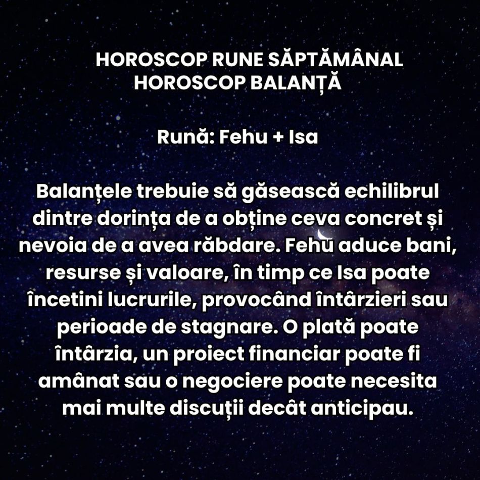 Horoscop Rune săptămâna 19-25 octombrie 2026: Trecutul bate la ușă insistent! Zodiile se pot confrunta cu cele mai mari temeri