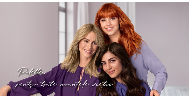 Părul tău în prim-plan. Nuanțe seducătoare și rădăcini impecabile cu Palette!