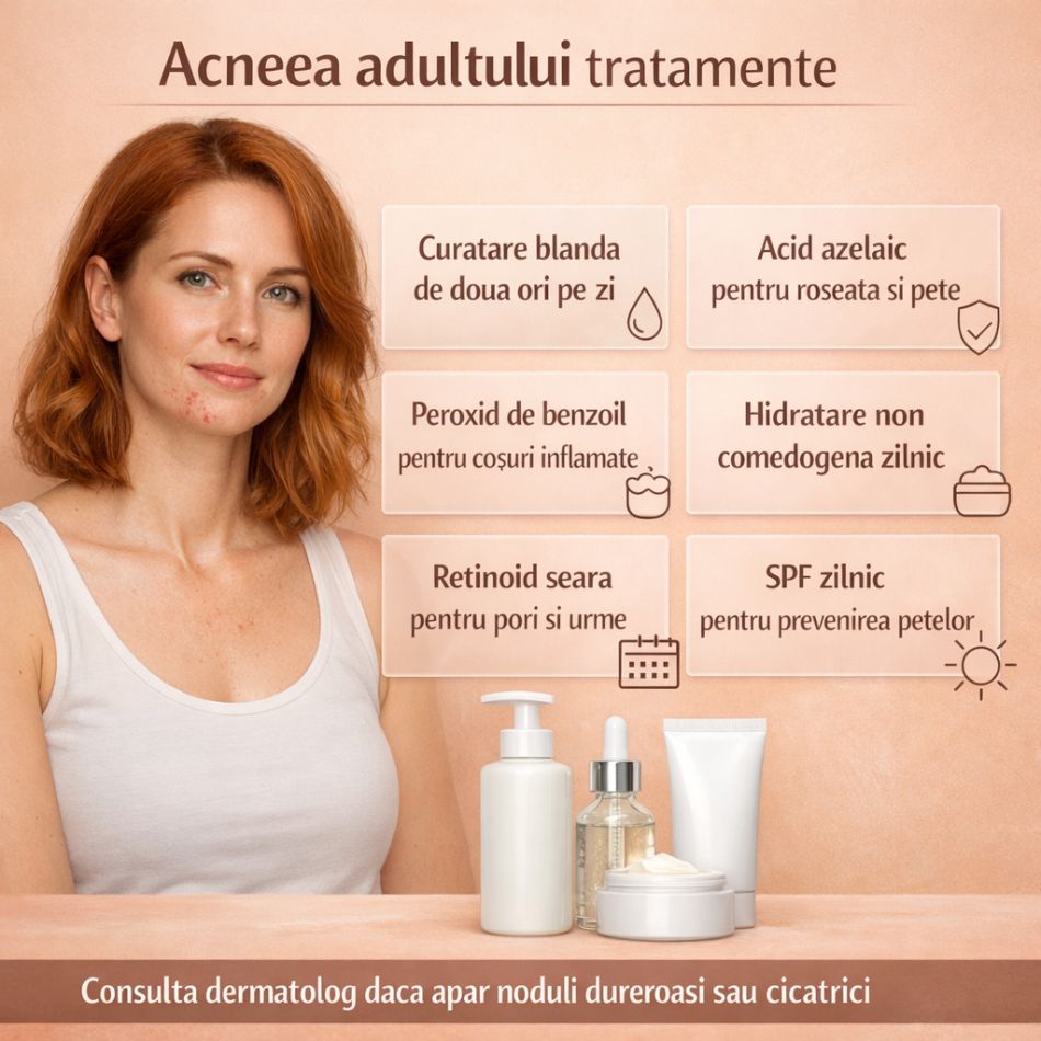 Tenul tău se comportă ca în adolescență? Ce ar trebui să știi despre acneea la vârsta adultă, cauze și tratament