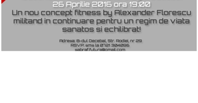 Deschiderea unui nou sediu Futura Gym in centrul capitalei