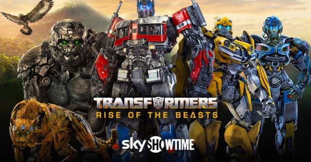 Transformers: Ascensiunea bestiilor este disponibil pentru vizionare în exclusivitate pe SkyShowtime din 15 decembrie