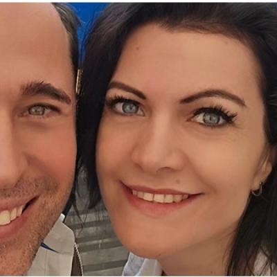 Dinu Maxer și Magdalena Chihaia, nuntă ca în povești. Artistul și-a schimbat religia pentru soția sa