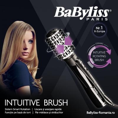 Coafuri impecabile cu Intuitive Rotating Brush de la BaByliss Paris