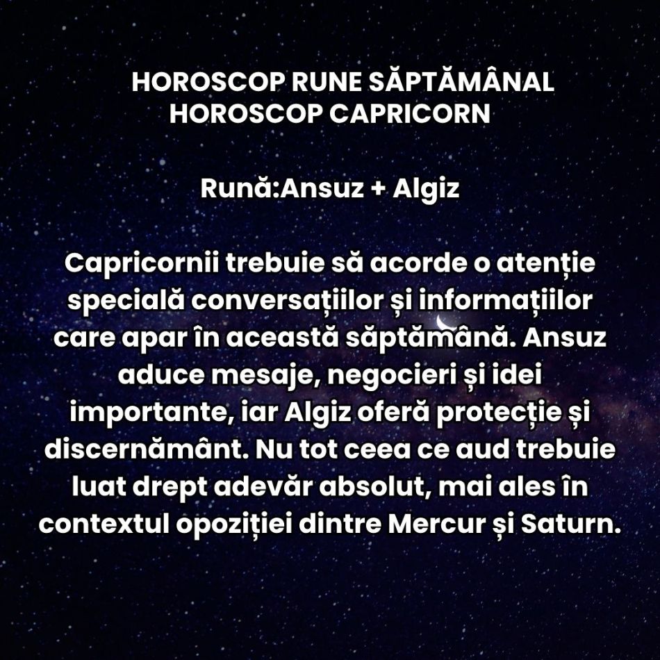Horoscop Rune săptămâna 14-20 septembrie: Momentele electrizante trezesc în noi părți pe care le credeam uitate! 
