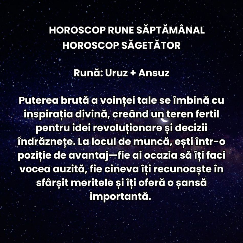 Horoscop Rune săptămâna 21-27 aprilie 2025: Cine rămâne lângă noi acum o face pentru că vrea cu adevărat!