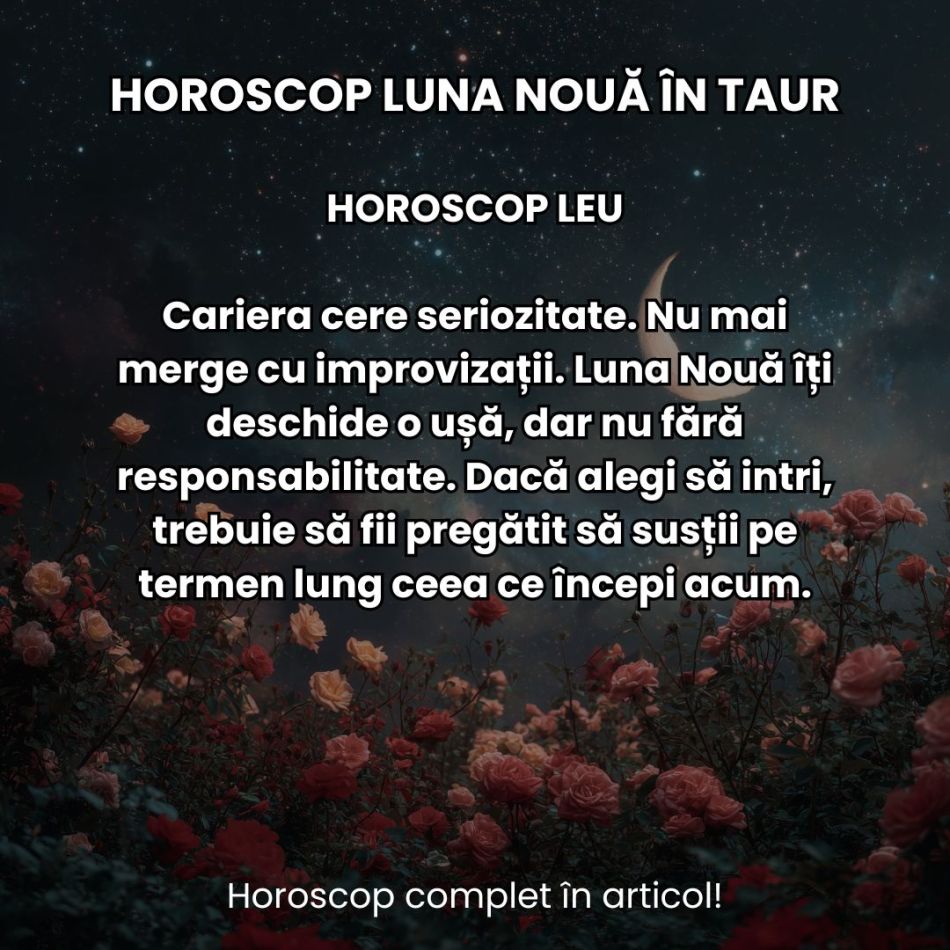 Luna Nouă în Taur din 16 mai ne oferă super-puteri de manifestare! Dorințele noastre devin acum realitate!
