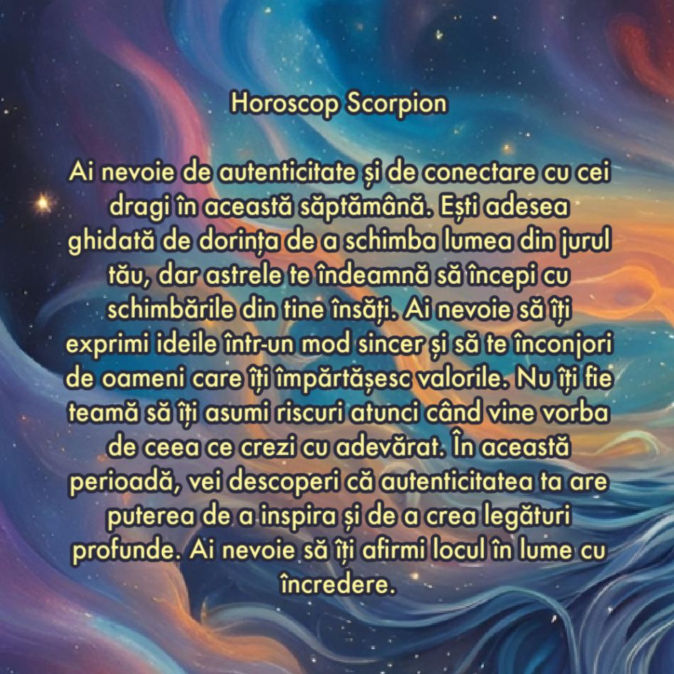 De ce are nevoie fiecare semn zodiacal în săptămâna 28 octombrie - 3 noiembrie