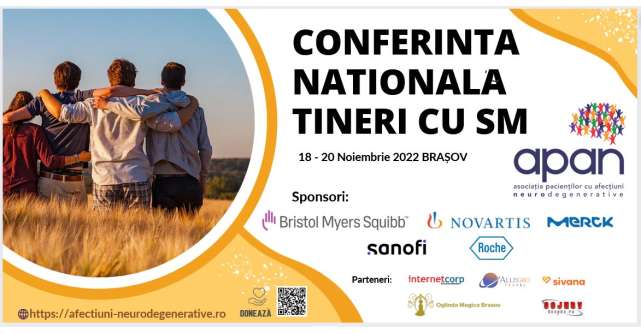 Conferința Națională Tineri cu Scleroză Multiplă, ediția a 5-a 18-20 noiembrie 2022, Brașov