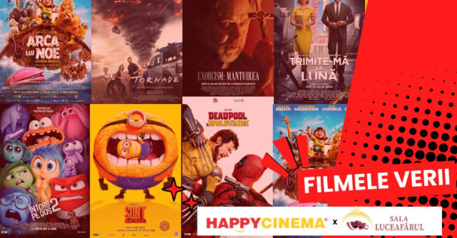 Filmele verii la Happy Cinema Luceafărul: o selecție de blockbustere pentru toate gusturile
