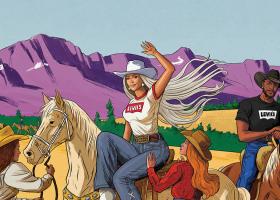 Vă prezentăm colecția de tricouri BEYONCÉ X LEVI’S: primele produse REIIMAGINE create în colaborare