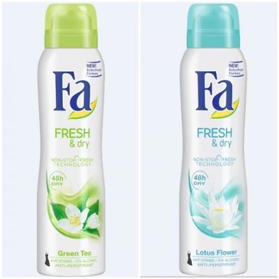 Fa Fresh & Dry - noua generatie de deodorante