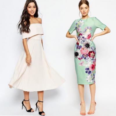 Ne place rochia midi in orice combinatie!