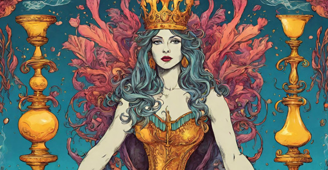 Etalare de Tarot pentru luna martie: Regina de Cupe e vestitoarea iubirii 