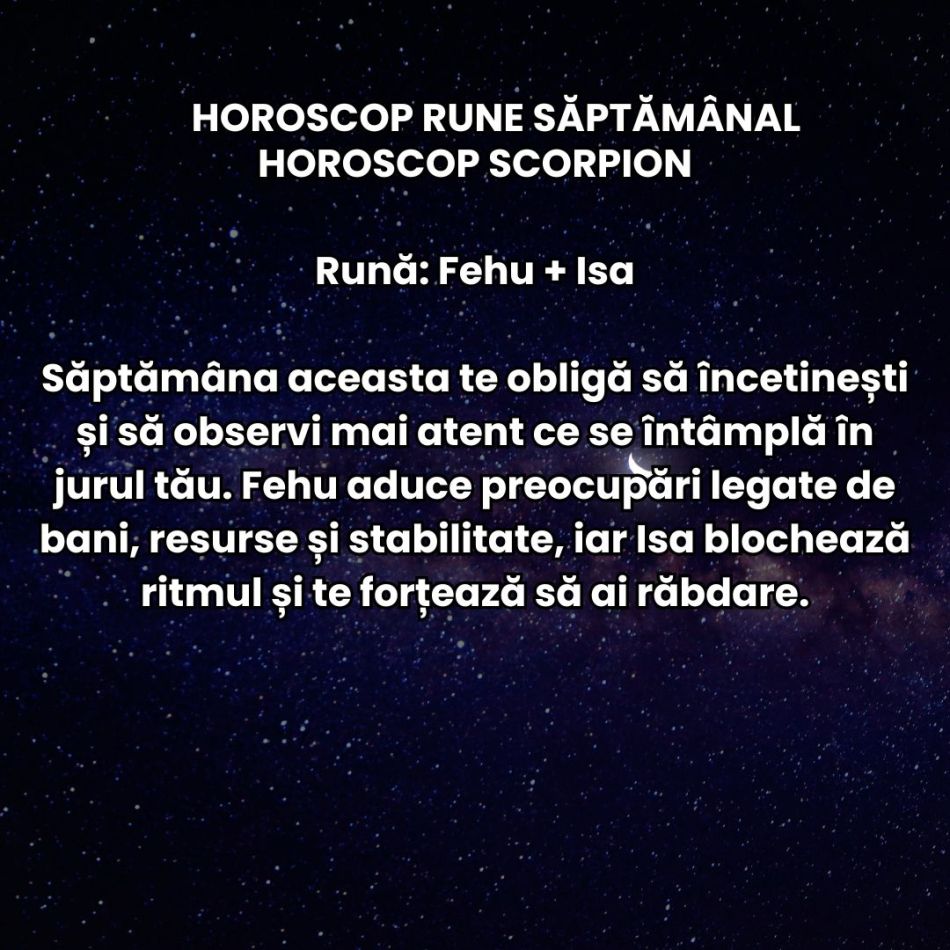 Horoscop Rune săptămâna 29 iunie – 5 iulie: Viața de zi cu zi capătă o viteză amețitoare! Se văd rezultatele efortului depus