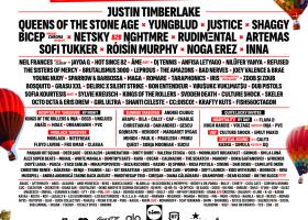 Afiș final pentru Electric Castle 2025: Justin Timberlake, Queens of the Stone Age, Yungblud, Justice ca headliners