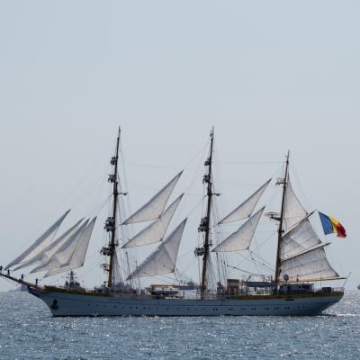 După aproape 20 de zile petrecute în largul Oceanului Atlantic, bricul Mircea construit în 1938 a ajuns în Puerto Rico