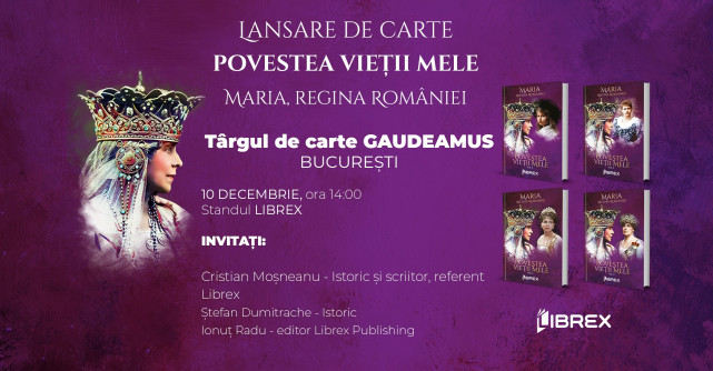 Editura Librex lanseaza caseta de colecție cu jurnalul Reginei Maria a României