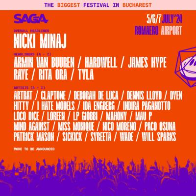  HARDWELL și RITA ORA vin la SAGA FESTIVAL